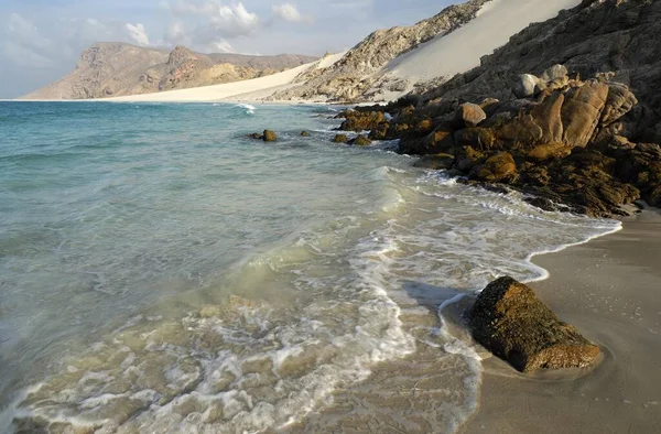 Baia Qalansiyah Isola Socotra Patrimonio Mondiale Dell Unesco Yemen Asia — Foto Stock