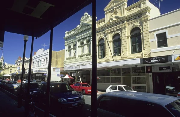 Historic Houses Center Fremantle Westaustralia — ストック写真