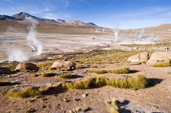 Geyser Geyserfiel Tatio Chile South America —  Fotos de Stock