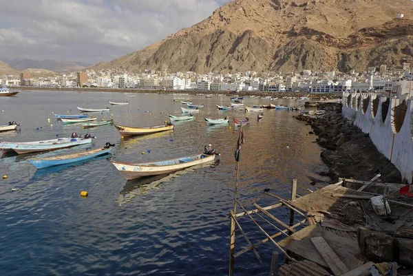 Harbor Mukalla Mukalla Yemen Asia — Stock Photo, Image
