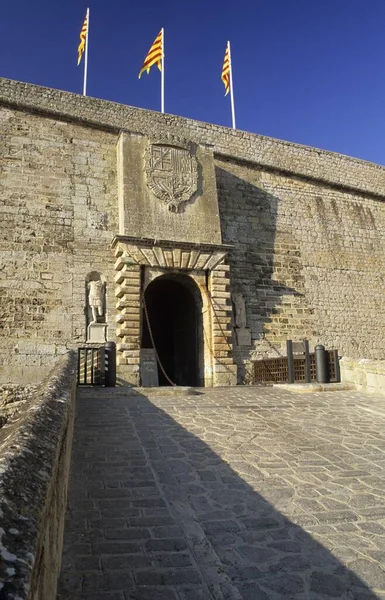 City Gate Portal Ses Taules Dalt Vila — ストック写真