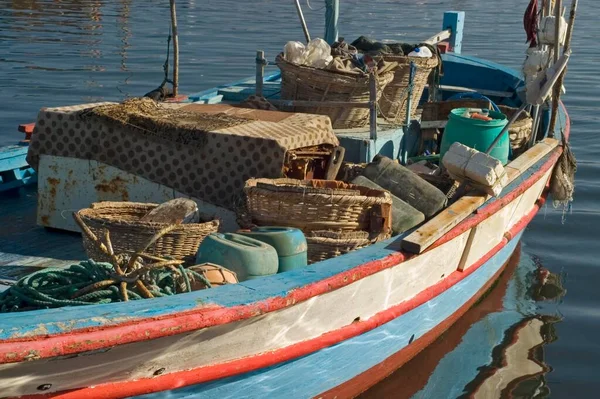Fishing Boats Harbour Tripoli Libya Africa — Stock Photo, Image