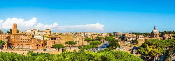 Cityscape Rome Dei Fori Imperiali Foro Traiano Trajan Forum Foro — Stockfoto
