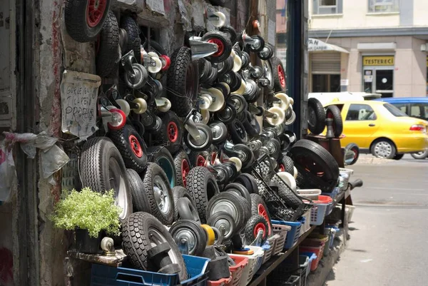 Wheels Street Vendor Istanbul Turkey Europe Asia — Zdjęcie stockowe