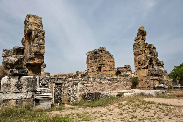 Aphrodisias Hadrianus Fürdője Aydinban Törökországban Ázsiában — Stock Fotó