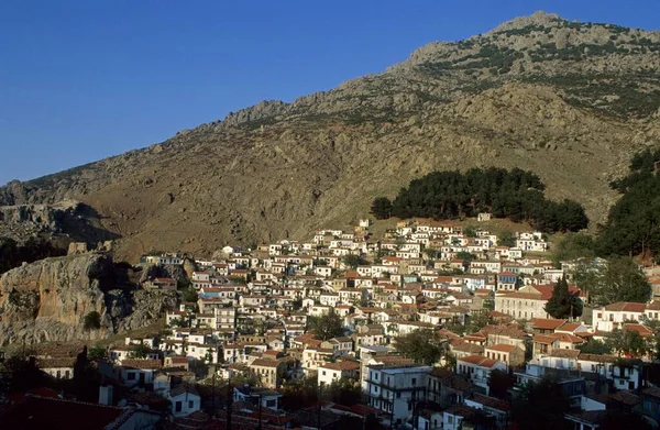 Chora Capital Samothraki Island Thrakia Greece Europe — Stockfoto