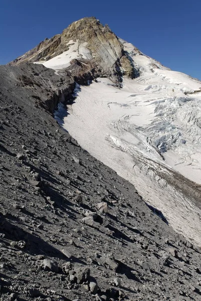 Sommet Lisière Est Volcan Mount Hood Glacier Elliot Sentier Cooper — Photo