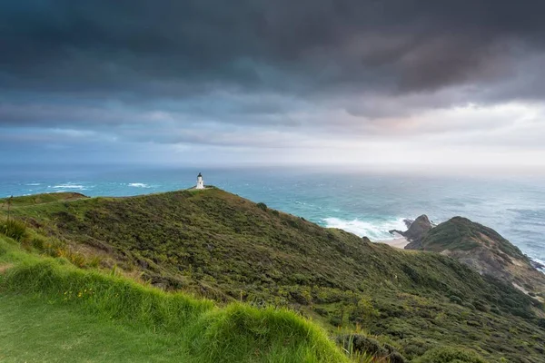 Lighthouse Cape Reinga Dawn Cape Reinga Northland Region New Zealand —  Fotos de Stock