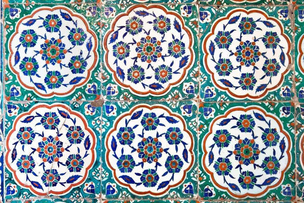 Wall Tiles Sultanahmet Mosque Istanbul Turkey Asia — Stockfoto