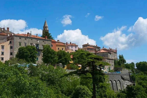 Townscape Labin Istria Croacia Europa — Foto de Stock