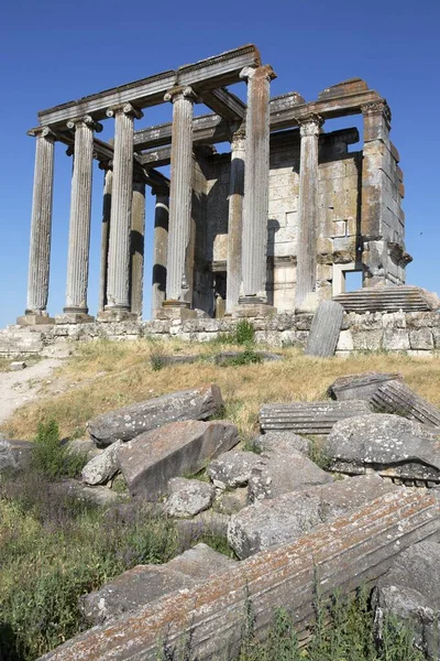 Zeus Temple Aizanoi Cavdarhisar Kutahya Turquia Ásia — Fotografia de Stock