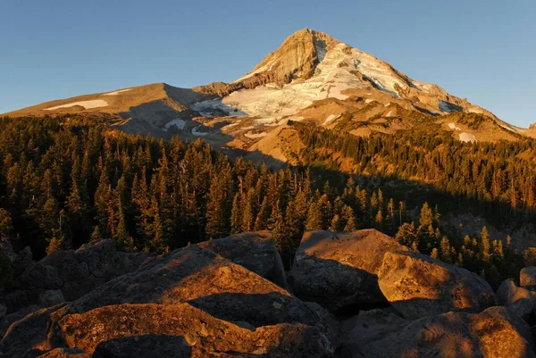 Mount Hood Vulkaan Oostelijke Flank Cascade Range Oregon Verenigde Staten — Stockfoto