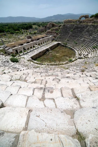 Amphitheatre Aphrodisias Aydin Turkey Asia — Stock Photo, Image