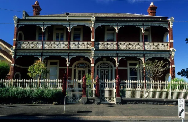 Historic Houses Geelong Victoria Aus — Foto Stock