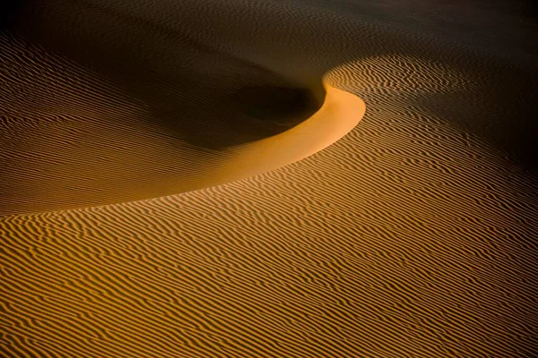 Vormen Structuren Patronen Licht Schaduw Zandduinen Rub Khali Empty Quarter — Stockfoto