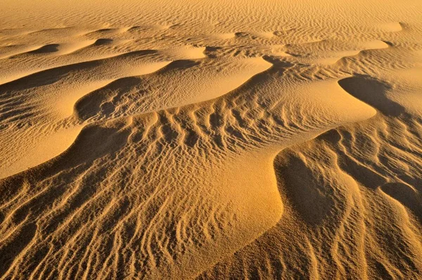 Sand Structure Sand Dune Tehenadou Adrar Ahnet Adrar Ahnet Algeria — Photo