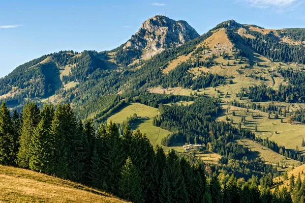 View Sudelfeld Wendelstein Mangfall Mountains Alpine Foothills Upper Bavaria Bavaria — Stok fotoğraf