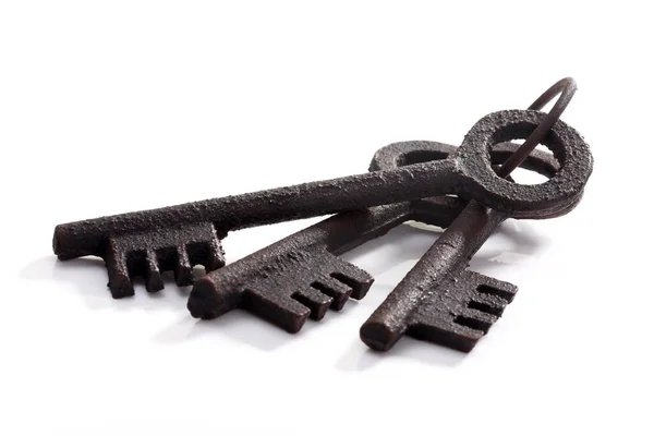 Bunch Keys Close View — Foto de Stock