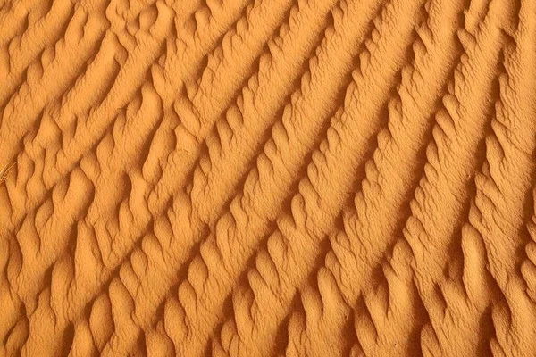 Homokhullámok Homokban Dűnék Rub Khali Sivatag Dhofar Omán Ázsia — Stock Fotó
