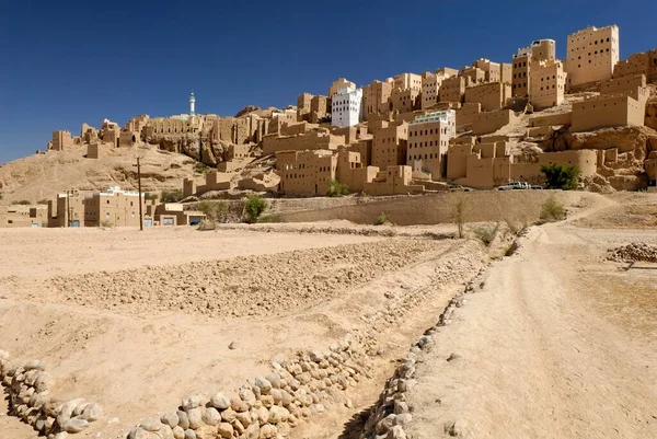 Old Town Hajjaryn Wadi Doan Hadramaut Yemen Asia — Stockfoto