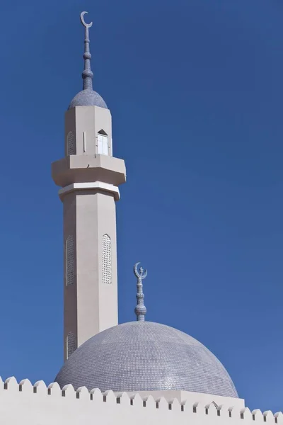 Moschea Con Minareto Ibri Zahira Oman Asia — Foto Stock