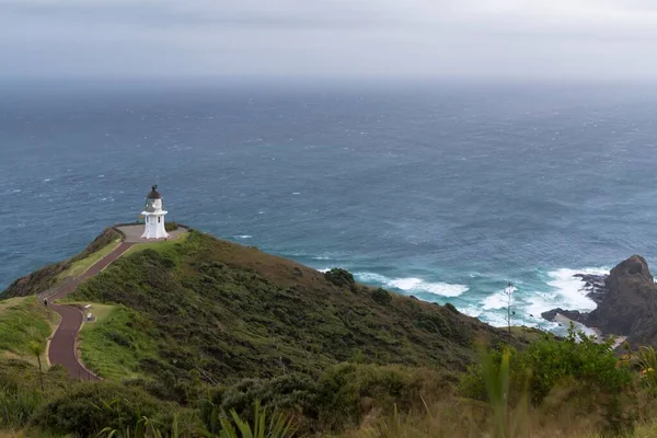 Lighthouse North Westernmost Point New Zealand Cape Reinga Northland Region —  Fotos de Stock