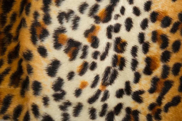 Leopard Skin Fake Fur Imitation — 图库照片