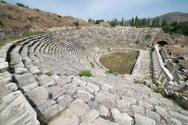 Amphitheatre Aphrodisias Aydin Turkey Asia — Stockfoto