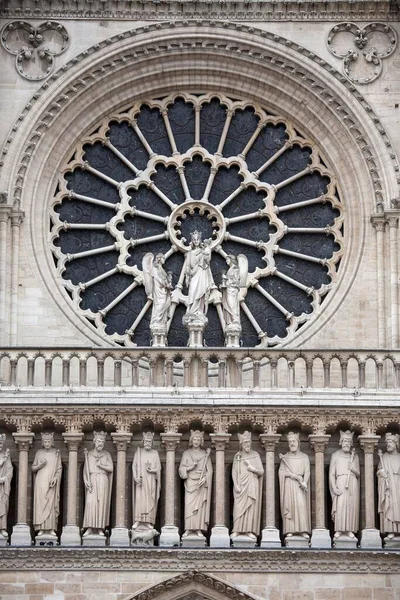 Detail Notre Dame Cathedral Paris France Europe — Photo