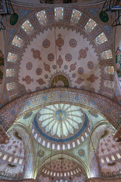 Interior View Blue Mosque Sultanahmet Istanbul Turkey Asia — Fotografia de Stock