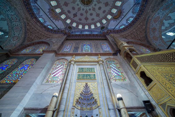 Interior View Blue Mosque Sultanahmet Istanbul Turkey Asia — Photo