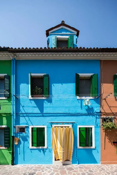 Colourful Houses Burano Venice Italy Europe — Stock Photo, Image