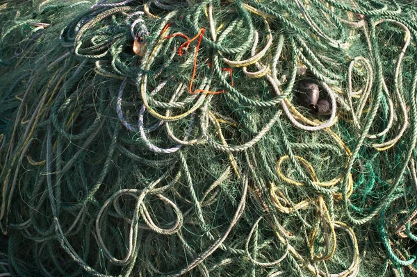 Rybářské Sítě Lany — Stock fotografie