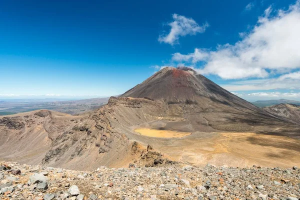 Mount Ngauruhoe Active Volcano Volcanic Landscape Tongariro Alpine Crossing Tongariro — Φωτογραφία Αρχείου