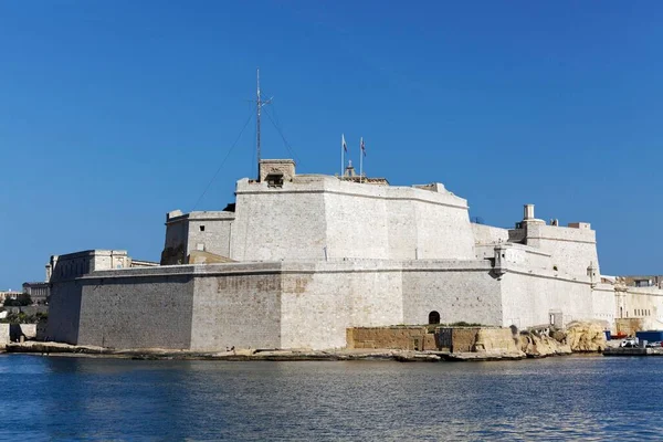 Fort Angelo Vitgateiosa Birgu Three Cities Malta Europe — Stock Photo, Image