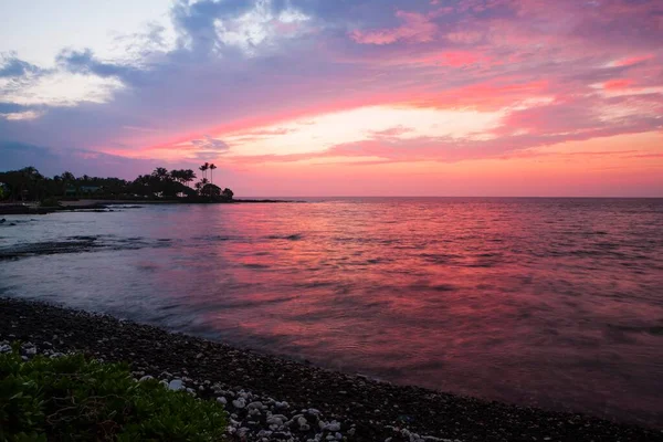 Sunset Kohala Coast Big Island Hawaii United States North America — Stock Photo, Image