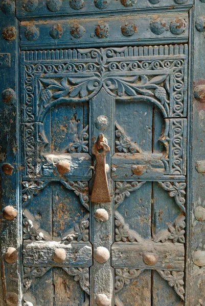 Historic Door Old Town Mukalla Mukalla Yemen Asia — Stockfoto