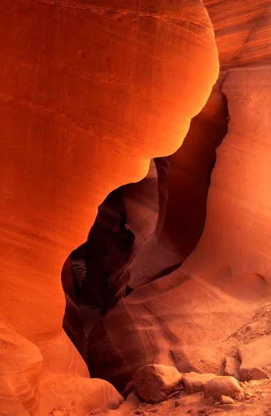 Sand Stone Canyon Lower Antelope Canyon Arizona Usa North America — стоковое фото
