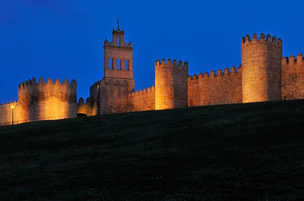Medieval city wall of Avila, Unesco World Heritage Site, Castile and Leon, Castilia y Leon, Spain, Europe