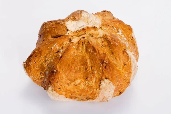 Bread Baked Wood Oven — Stock Photo, Image