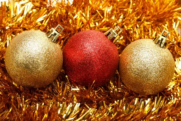 Kerstballen Kerstversiering — Stockfoto