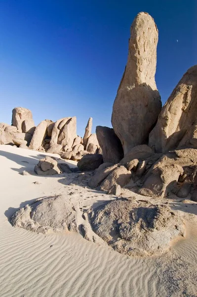 Rock Formations Jebel Uweinat Jabal Awaynat Libya Africa — Stockfoto