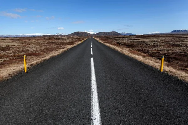 Road Selfoss Ingvellir Iceland Europe — Foto de Stock