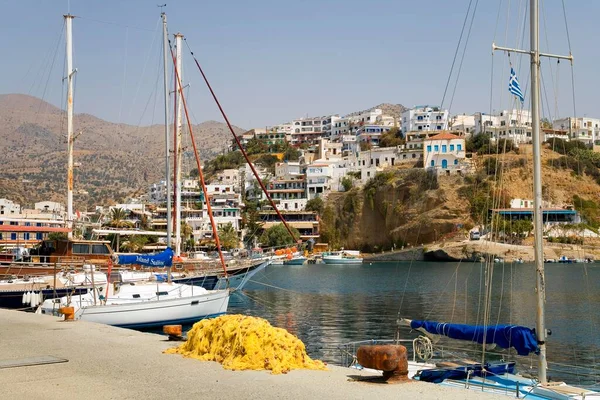 Port Agia Galini Kreta Grecja Europa — Zdjęcie stockowe