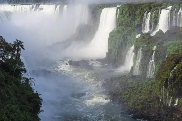 Vista Las Cataratas Del Iguazú Desde Lado Brasileño Foz Iguacu —  Fotos de Stock