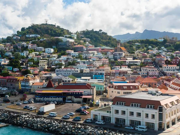 Saint George Harbor Grenada Kleine Antillen Midden Amerika — Stockfoto