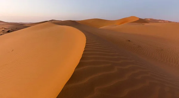 Sanddünen Rub Khali Oder Leeres Viertel Vereinigte Arabische Emirate Asien — Stockfoto