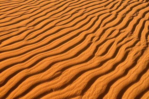 Homokhullámok Homokdűnéken Tassili Ajjer Nemzeti Park Unesco Világörökség Része Szahara — Stock Fotó