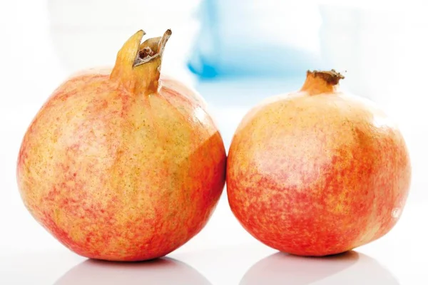 Pomegranates Punica Granatum Close View — Stok fotoğraf