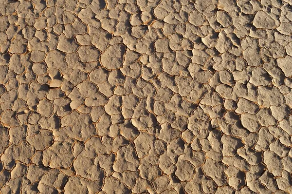 Broken Surface Salt Clay Pan Tehak Region Acacus Mountains Tadrart — Foto de Stock